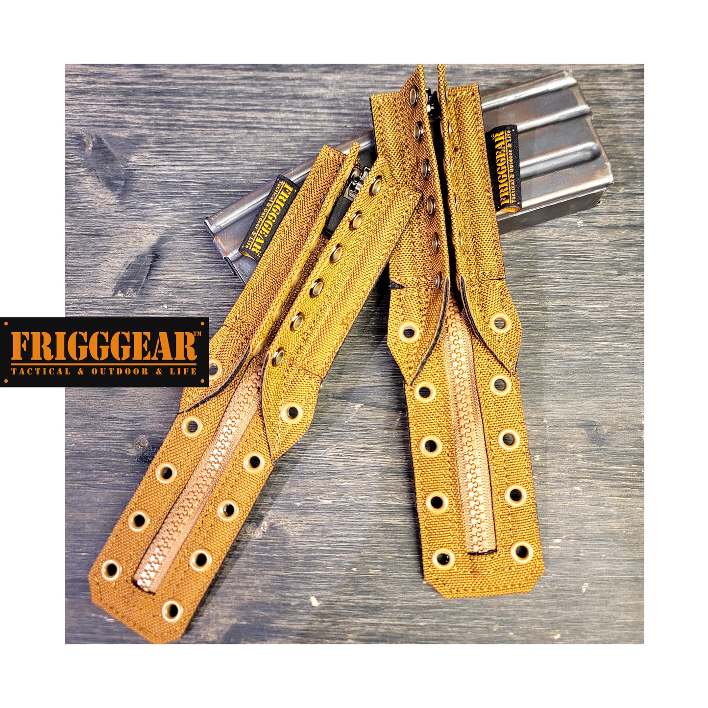 FRIGGGEAR Combat Boot Zipper Kit / Pad - Wing Type