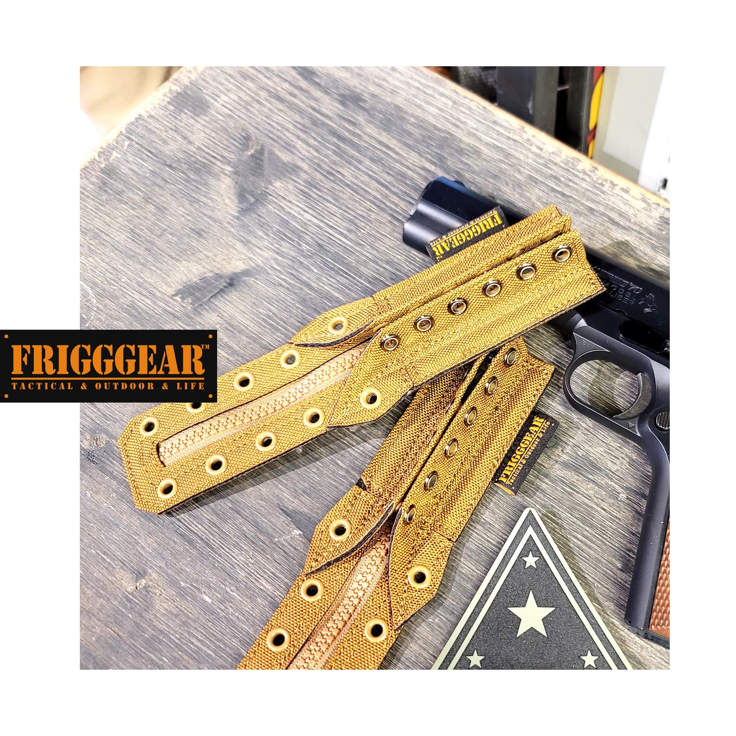 FRIGGGEAR Combat Boot Zipper Kit / Pad - Wing Type