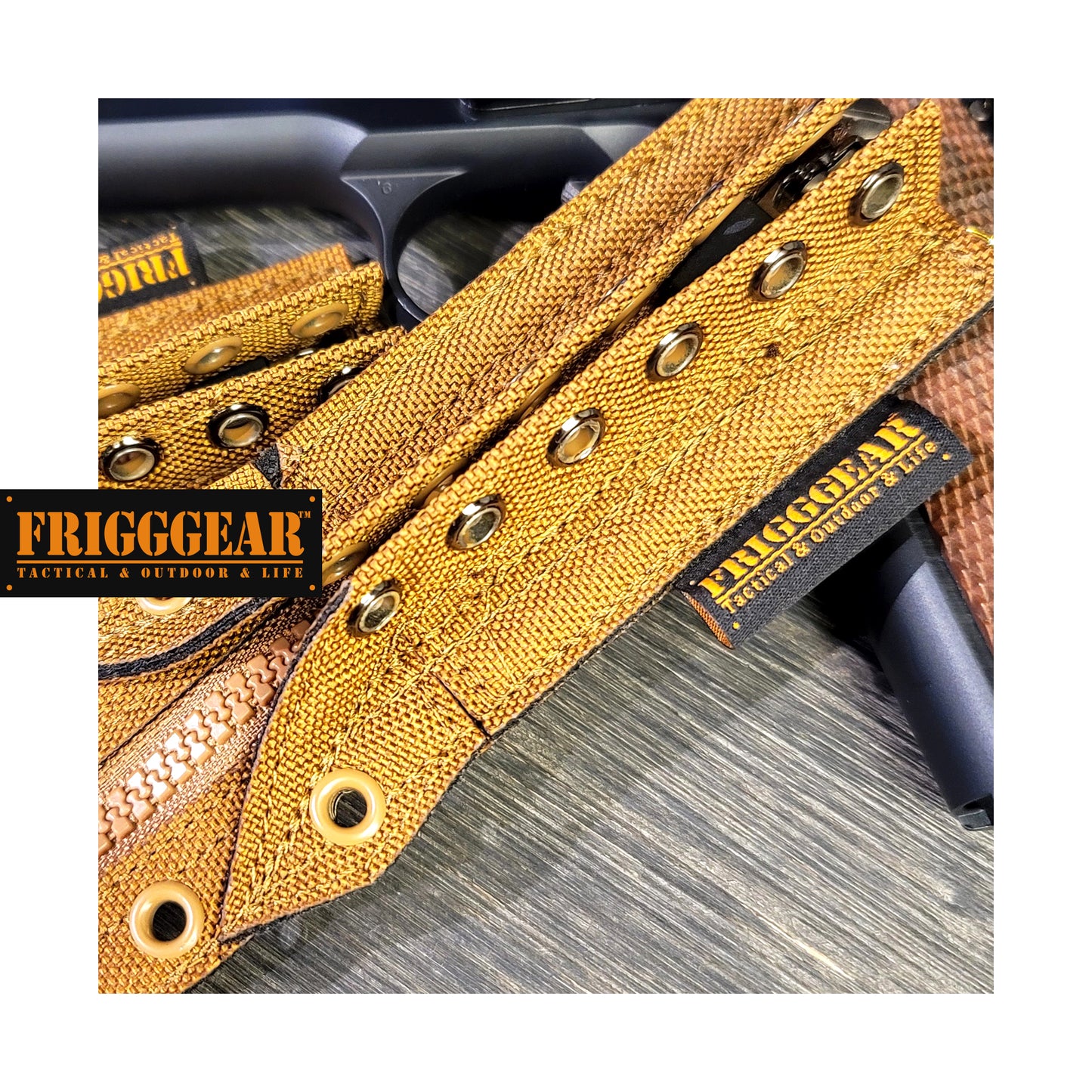 FRIGGGEAR Combat Boot Zipper Kit / Pad - Wing Type