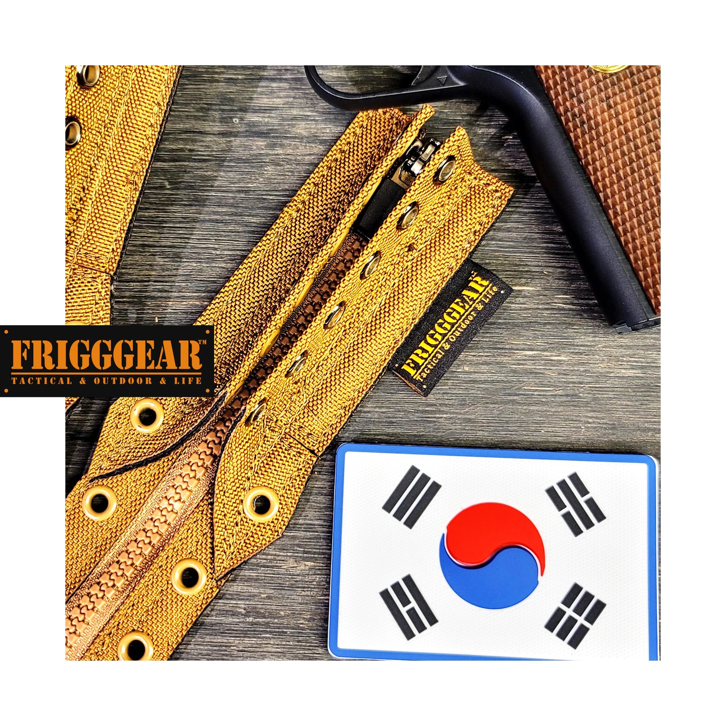 FRIGGGEAR Combat Boot Zipper Kit / Pad - Wing Type