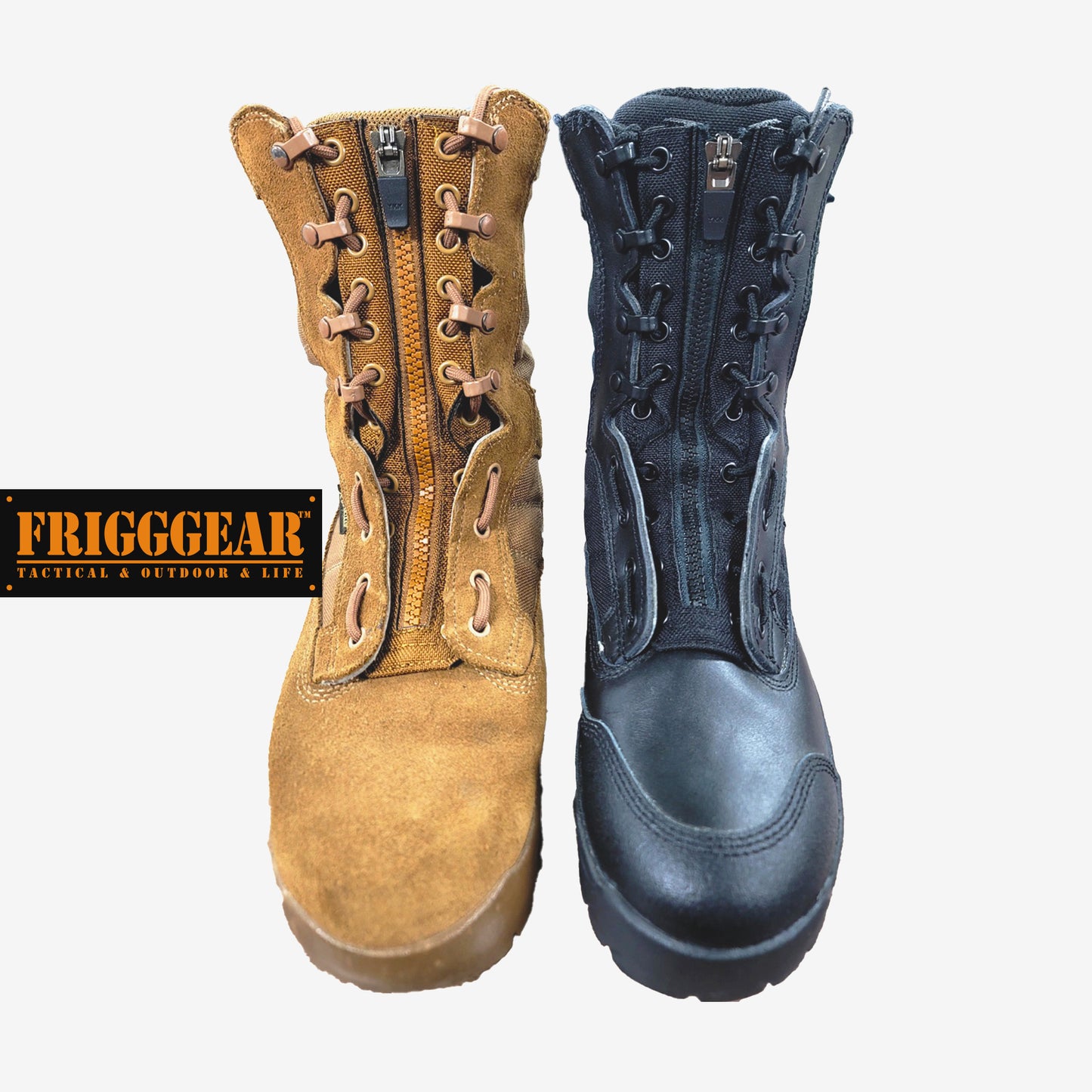 FRIGGGEAR Combat Boot Zipper Kit / Pad - Wing Type